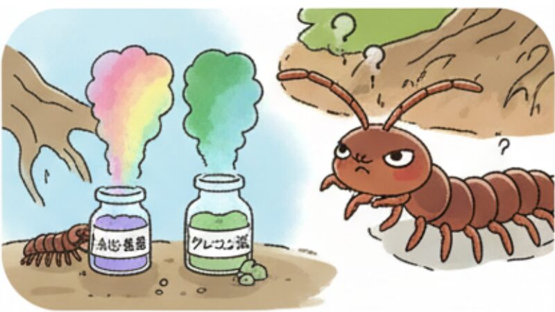 ムカデの匂いの例えとその正体
