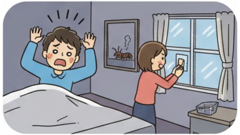 夜中にムカデが布団にいるのはなぜ？