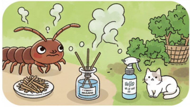 ムカデが嫌いな香り（匂い）とアロマ活用法