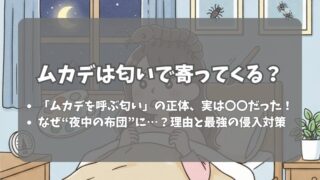 ムカデは匂いで寄ってくる？原因と最強の対策方法をプロが解説 